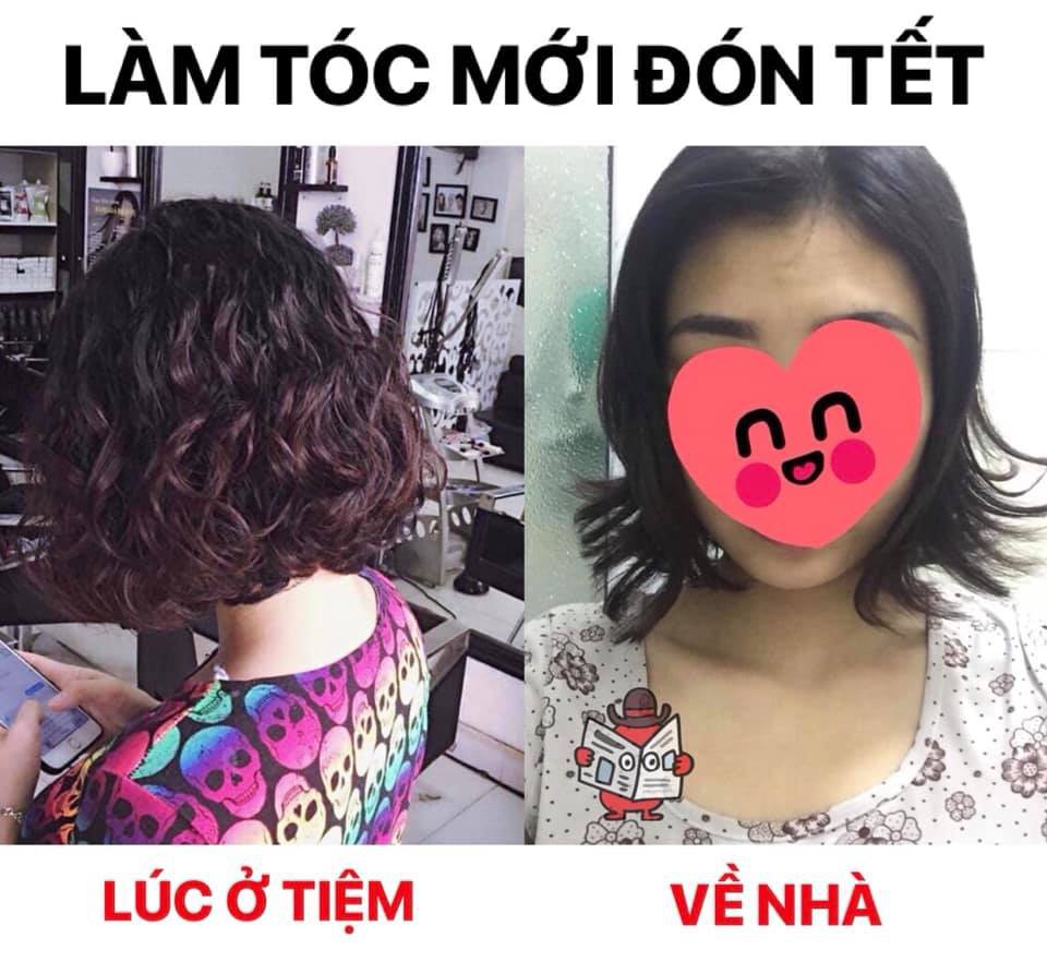 Tóc mới uốn biến thành chổi xể chỉ sau một đêm, thiếu nữ khiến chị em nâng cao cảnh giác màn làm đẹp đón Tết - Ảnh 1. Tóc mới uốn biến thành chổi xể chỉ sau một đêm, thiếu nữ khiến chị em nâng cao cảnh giác màn làm đẹp đón Tết - Ảnh 1.