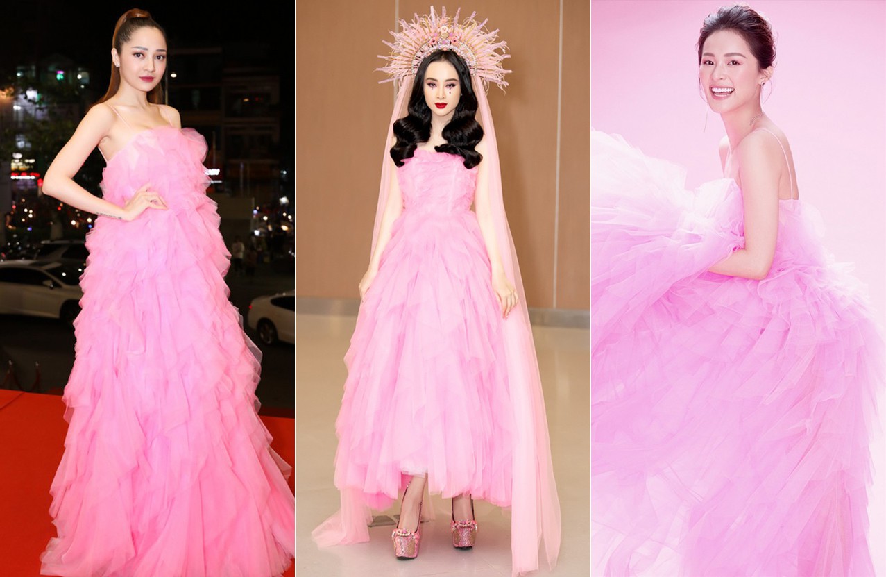 Chiếm trọn spotlight thảm đỏ nhưng Angela Phương Trinh không thanh thoát bằng Bảo Anh, cũng chẳng ngọt ngào như Hạ Vi khi diện váy ấn tượng - Ảnh 7. Chiếm trọn spotlight thảm đỏ nhưng Angela Phương Trinh không thanh thoát bằng Bảo Anh, cũng chẳng ngọt ngào như Hạ Vi khi diện váy ấn tượng - Ảnh 7.