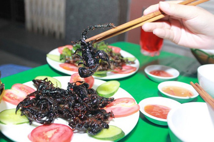 Đặc sản v&ugrave;ng Bảy N&uacute;i (An Giang) khiến nhiều người phải lấy hết can đảm mới d&aacute;m nếm thử - Ảnh 1.