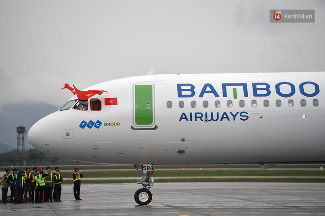 Bamboo Airways đón máy bay thế hệ mới A321neo, chính thức khởi hành chuyến bay thương mại đầu tiên - Ảnh 3. Bamboo Airways đón máy bay thế hệ mới A321neo, chính thức khởi hành chuyến bay thương mại đầu tiên - Ảnh 3.