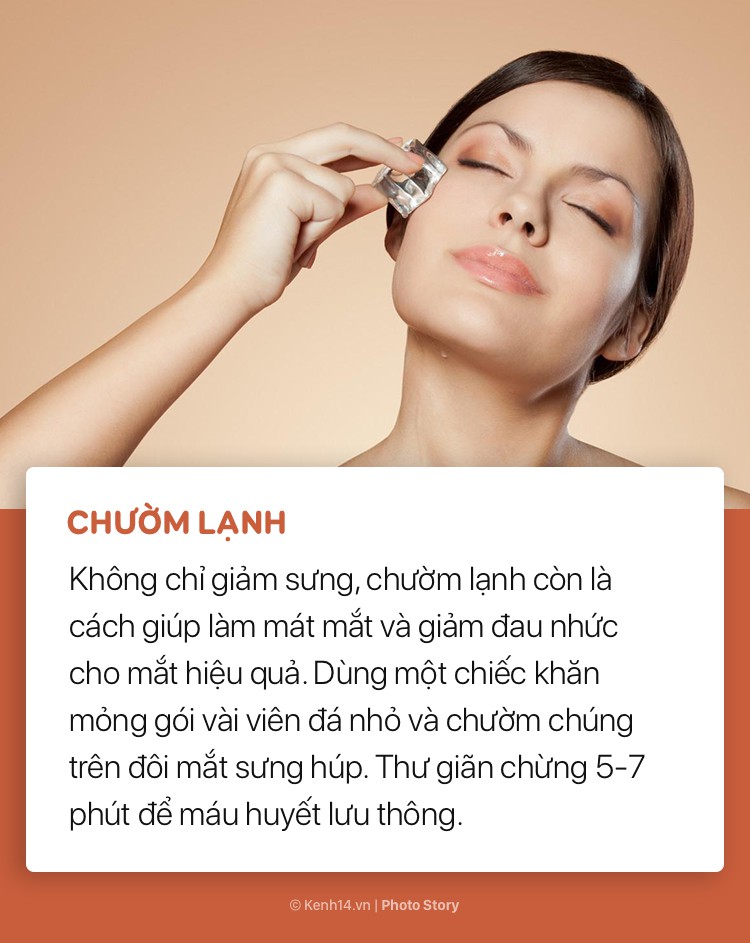 Mẹo giúp chữa sưng mắt nhanh nhất sau những lần đổ lệ - Ảnh 1.