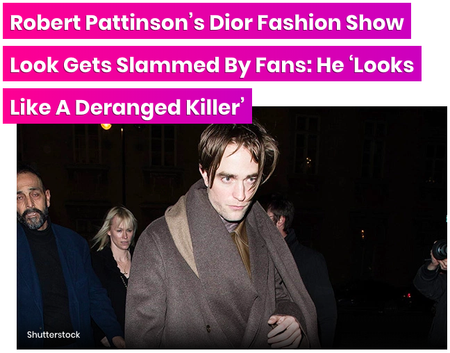 Từng đẹp trai nhất thế giới, Robert Pattinson bỗng k&eacute;m sắc tới mức bị ch&ecirc; tr&ocirc;ng như kẻ giết người cuồng loạn - Ảnh 3.