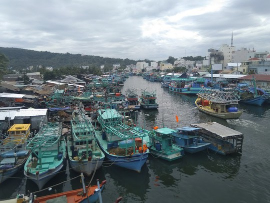 Tàu cao tốc tạm ngưng hoạt động vì bão số 1, nhiều du khách “kẹt” lại Phú Quốc - Ảnh 2.