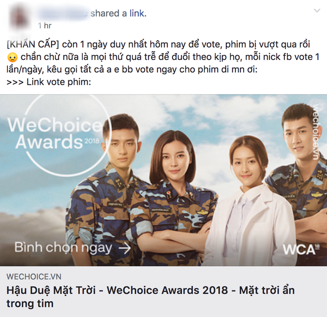 Wechoice Awards 2018: Trước giờ G, lượng fan hùng hậu của Hậu Duệ Mặt Trời cùng hợp lực chiến đấu - Ảnh 8.