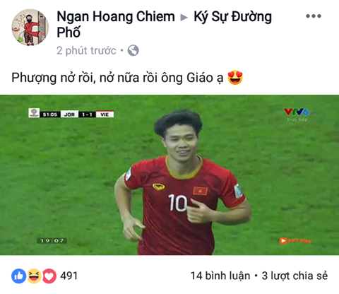 Cư dân mạng vỡ òa khi Công Phượng ghi bàn xuất sắc quân bình tỉ số 1-1 cho Việt Nam - Ảnh 4.