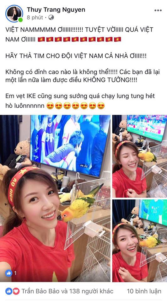 Hà Tăng, HHen Niê... đồng loạt chúc mừng đội tuyển Việt Nam giành vé vào tứ kết Asian Cup 2019 - Ảnh 5.