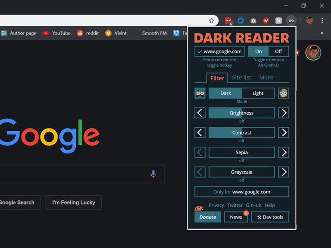 Hô biến bất kỳ website nào sang Dark Mode huyền bí trong một nốt nhạc, rất thích hợp với các cú đêm - Ảnh 9.