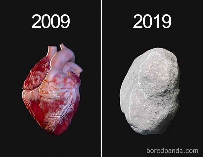 Nhái lại #10YearsChallenge, Internet tạo ra loạt meme hài hước nhưng không kém phần chua xót về thế giới - Ảnh 14.