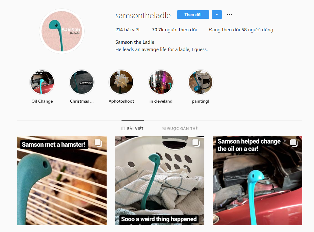 Ai đó đã lập Instagram cho cái muôi múc canh và giờ nó có hơn 70.000 người hâm mộ - Ảnh 1. Ai đó đã lập Instagram cho cái muôi múc canh và giờ nó có hơn 70.000 người hâm mộ - Ảnh 1.