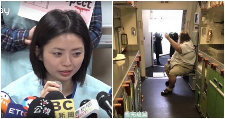 Câu chuyện nữ tiếp viên hàng không Đài Loan phải chùi mông cho hành khách gây sốc trên MXH Photo-1-15481352663751039311055