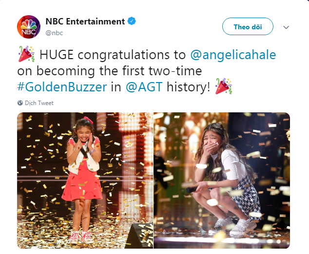 Cô bé 12 tuổi làm nên lịch sử khi 2 lần được nhận nút vàng tại Americas Got Talent - Ảnh 3.