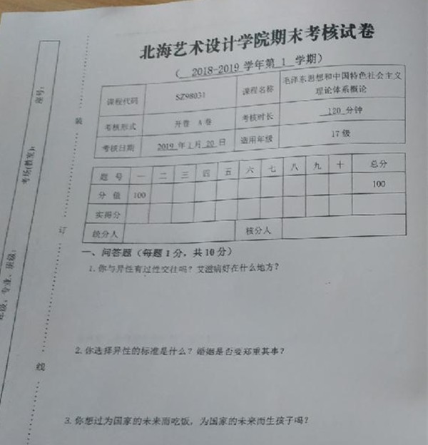 Trường học Trung Quốc gây tranh cãi vì bắt sinh viên đi tìm lợi ích của bệnh AIDS trong bài kiểm tra - Ảnh 1.