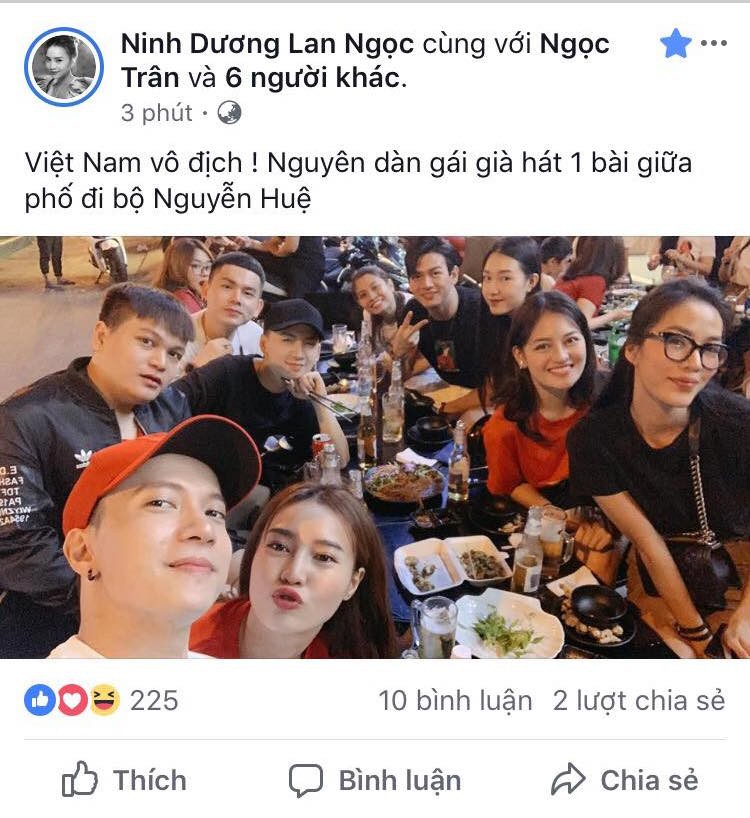 Ngọc Trinh, Ninh Dương Lan Ngọc cùng dàn sao vỡ òa trước trận Việt Nam - Nhật Bản: Một tinh thần rực lửa! - Ảnh 4. Ngọc Trinh, Ninh Dương Lan Ngọc cùng dàn sao vỡ òa trước trận Việt Nam - Nhật Bản: Một tinh thần rực lửa! - Ảnh 4.