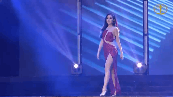 Ngân Anh lộ cả nội y, bị cho là copy váy dạ hội của Hoa hậu Hoàn vũ 2018 trong đêm thi chung kết - Ảnh 2.