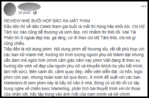 Khán giả suất chiếu đầu tiên Chị Trợ Lý Của Anh khen diễn xuất của Mỹ Tâm nức nở trên MXH - Ảnh 6.