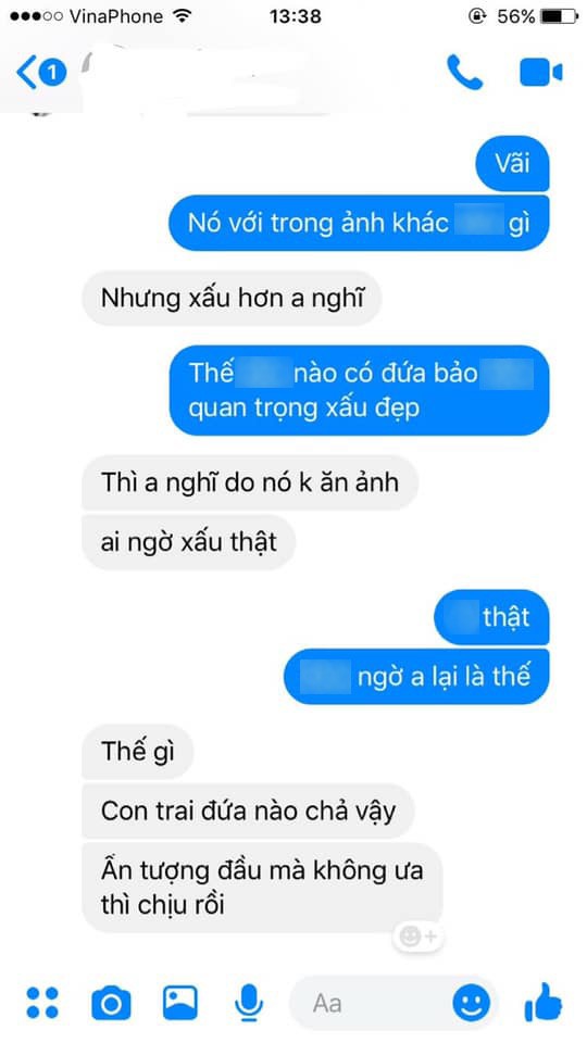 Lu&ocirc;n miệng n&oacute;i kh&ocirc;ng quan trọng ngoại h&igrave;nh, thanh ni&ecirc;n bỏ về sau 2 ph&uacute;t hẹn gặp bạn g&aacute;i được mai mối v&igrave; xấu hơn tưởng tượng - Ảnh 4.