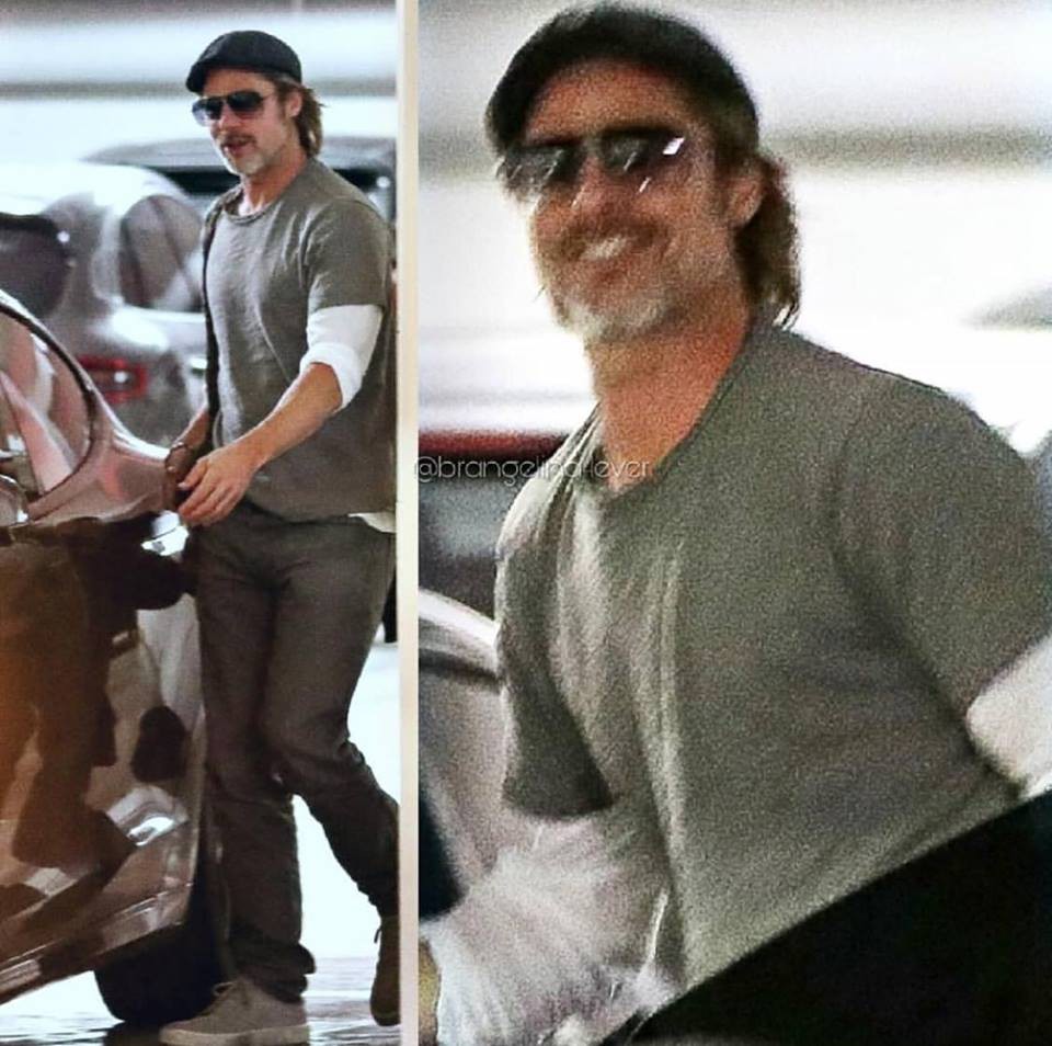 Thật bất ngờ, Brad Pitt lần đầu lộ ảnh gặp gỡ Angelina Jolie sau 3 năm chia tay? - Ảnh 3. Thật bất ngờ, Brad Pitt lần đầu lộ ảnh gặp gỡ Angelina Jolie sau 3 năm chia tay? - Ảnh 3.