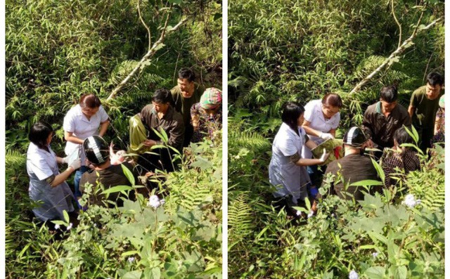Chuyện hy hữu ngày 26 Tết ở Hà Giang: Bác sỹ đỡ đẻ cho thai phụ dưới khe núi sâu 10m - Ảnh 1.