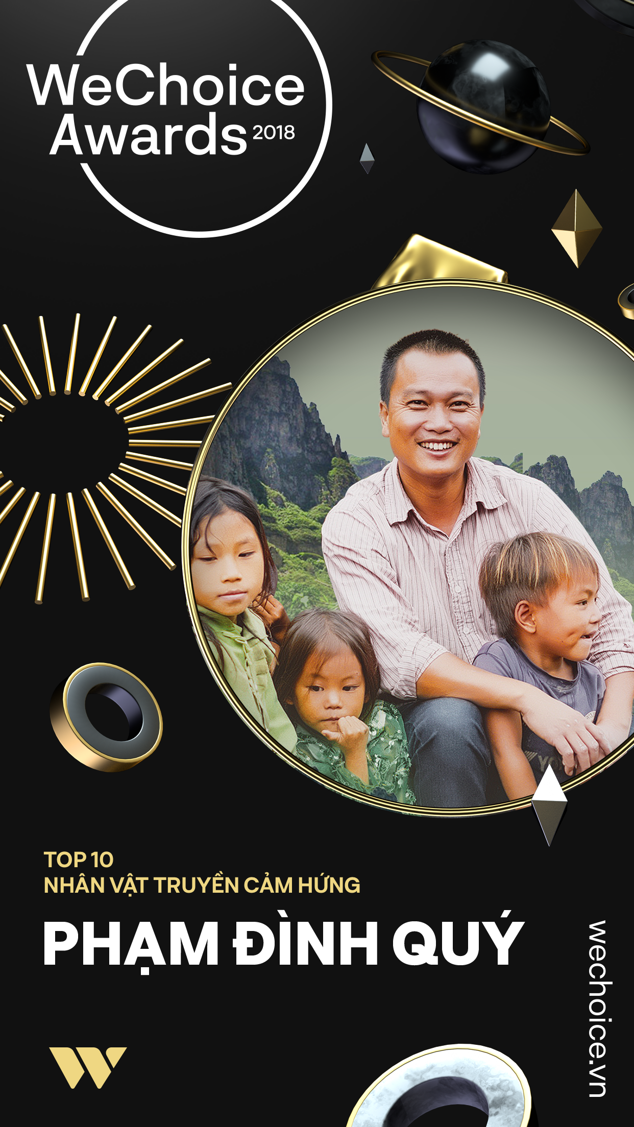 WeChoice Awards 2018: Công bố Top 10 nhân vật truyền cảm hứng của năm - Ảnh 8. WeChoice Awards 2018: Công bố Top 10 nhân vật truyền cảm hứng của năm - Ảnh 8.