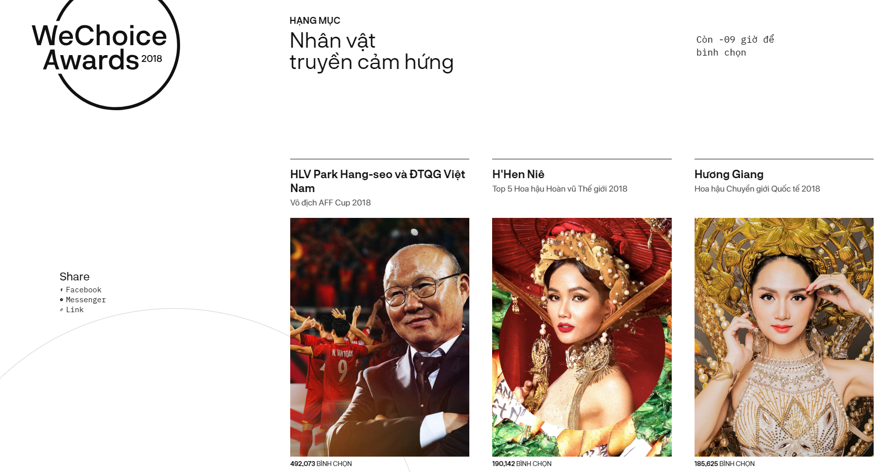 Thầy trò HLV Park Hang-seo nhận bình chọn kỉ lục tại WeChoice Awards 2018 - Ảnh 1. Thầy trò HLV Park Hang-seo nhận bình chọn kỉ lục tại WeChoice Awards 2018 - Ảnh 1.
