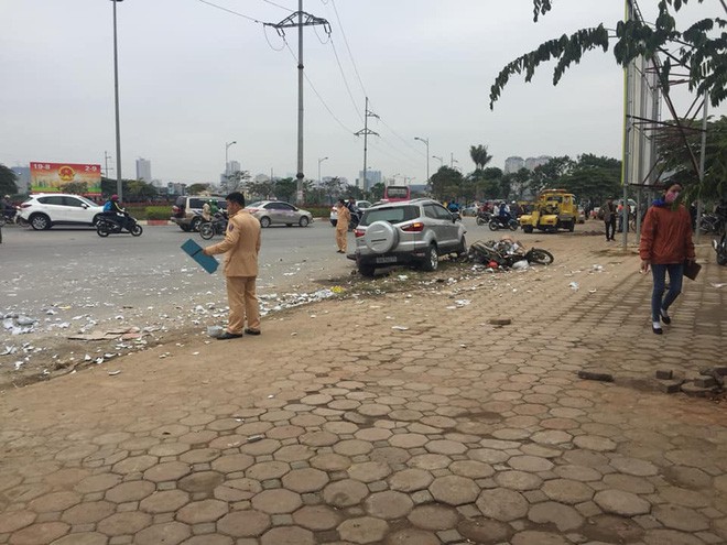 Tài xế khai do hoa mắt nên gây ra vụ tai nạn liên hoàn khiến 2 vợ chồng tử vong ở Hà Nội - Ảnh 1.