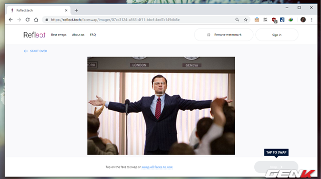 Ghép mặt như cao thủ Photoshop trong vài giây với dịch vụ miễn phí Reflect - Ảnh 6.