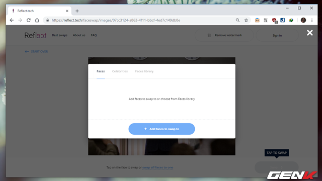 Ghép mặt như cao thủ Photoshop trong vài giây với dịch vụ miễn phí Reflect - Ảnh 8.