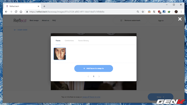 Ghép mặt như cao thủ Photoshop trong vài giây với dịch vụ miễn phí Reflect - Ảnh 10.