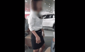 Xôn xao clip nữ nhân viên đại lý xe ô tô Hyundai vén váy, tranh cãi gay gắt với khách hàng - Ảnh 2.