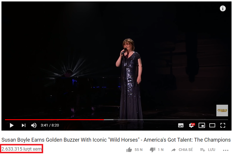 Đẳng cấp hiện tượng Susan Boyle: Lượt xem gần 3 triệu, bỏ xa mọi đối thủ tại Americas Got Talent - Ảnh 3. Đẳng cấp hiện tượng Susan Boyle: Lượt xem gần 3 triệu, bỏ xa mọi đối thủ tại Americas Got Talent - Ảnh 3.