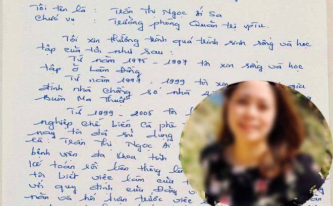 Bản viết tay đầy lỗi chính tả của nữ Trưởng phòng mượn tên để thăng tiến - Ảnh 6.