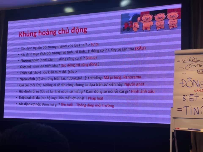 Vừa khoả thân ở Mã Pì Lèng, Hiếu Orion lại dùng chính hình biếm hoạ 4 chú lợn đi phượt để giảng về vấn đề tạo khủng hoảng trong truyền thông - Ảnh 4.