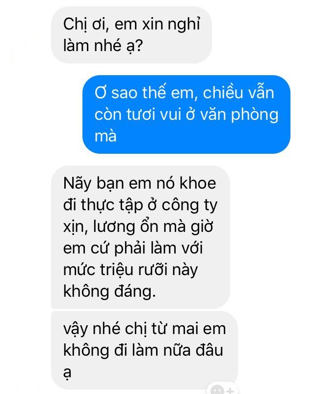 Công ty không có vòi xịt và 1001 lý do nghỉ việc khó đỡ của sinh viên khiến mọi công ty ngán ngẩm - Ảnh 3.