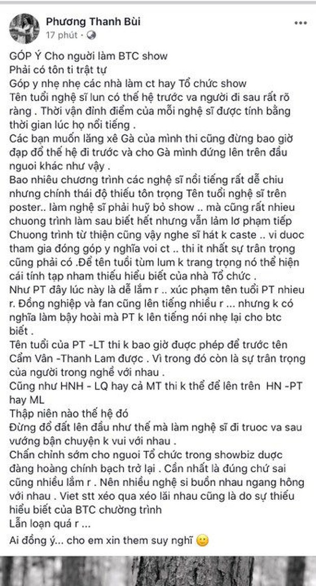 Phương Thanh phân bì phải đứng trên Hà Hồ, Mỹ Tâm, đạo diễn Việt Tú chỉ rõ cách phân mâm chuẩn trên poster trong Vbiz - Ảnh 1.