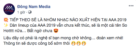 AAA 2019 bất ngờ tung thính về nghệ sĩ tiếp theo và BTS là nhóm nhạc được người hâm mộ xếp vào diện tình nghi? - Ảnh 1.