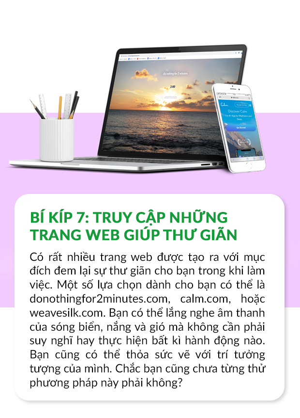 Cùng hội chị em bỏ túi bí kíp thư giãn tại văn phòng chỉ 15 phút mỗi ngày - Ảnh 7.