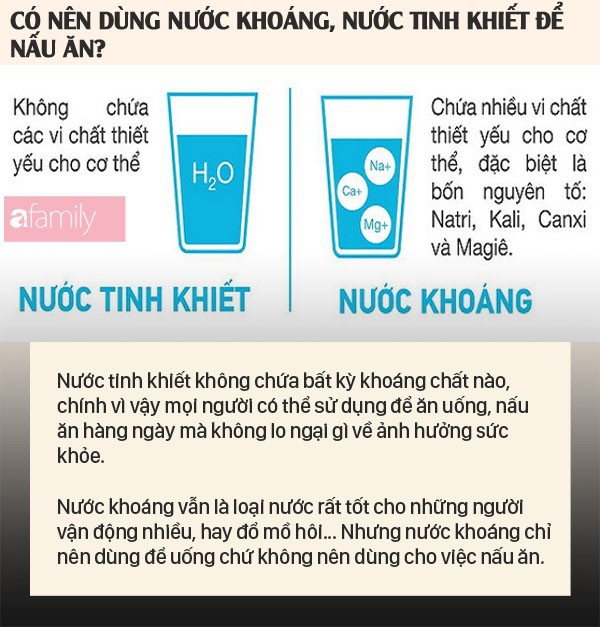 Hà Nội khủng hoảng nước sạch nhưng dùng nước khoáng, nước tinh khiết để nấu ăn có thực sự tốt không? - Ảnh 4.