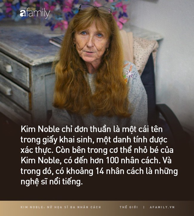 Kim Noble: Nữ họa sĩ có hơn 100 bản ngã và 14 phong cách hội hoạ từ các nhân cách khác nhau cùng chung một nỗi đau quá khứ - Ảnh 1.