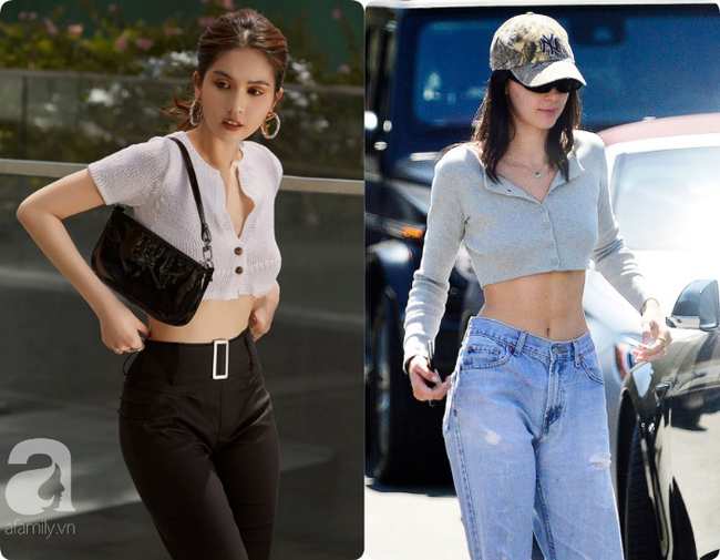 Khoe quần jeans trước sau như một, tưởng không ai dám mặc hóa ra Ngọc Trinh lại đụng hàng với Kendall Jenner - Ảnh 10.
