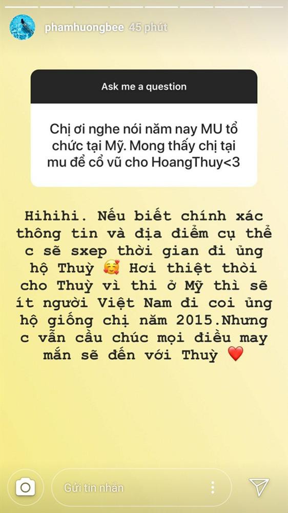 Phạm Hương tiết lộ điều thiệt thòi của Hoàng Thùy khi sang Mỹ thi Miss Universe, hứa sẽ làm một điều để cổ vũ đàn em! - Ảnh 1.