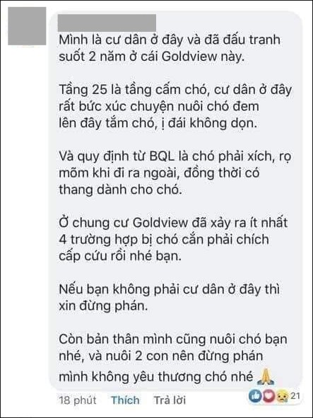 Đôi nam nữ bị người đàn ông ngăn cản dắt chó cưng trong chung cư cao cấp ở Sài Gòn và màn tranh cãi cực căng của dân mạng - Ảnh 6.