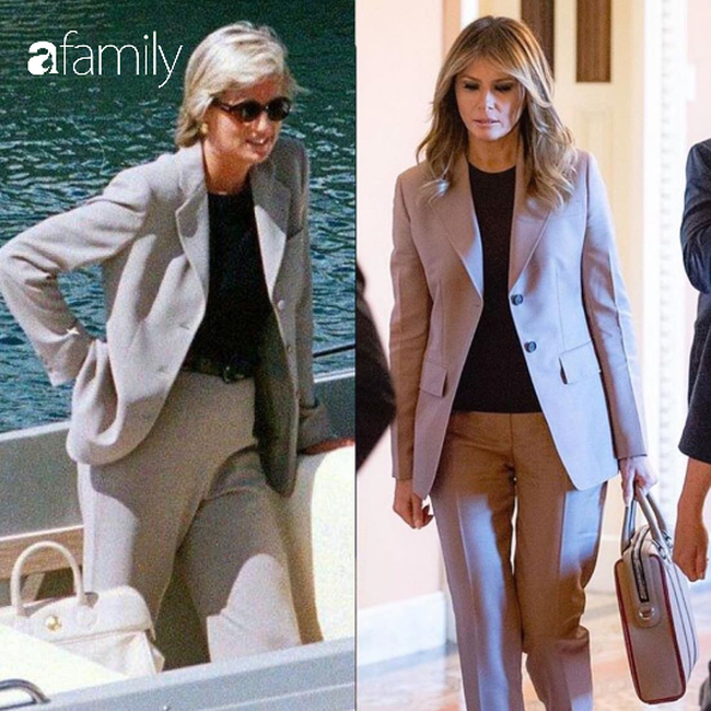 Bà Melania Trump ăn vận thanh lịch nhưng lại giống hệt Công nương Diana, dân tình người khen người chê tơi tả - Ảnh 4.