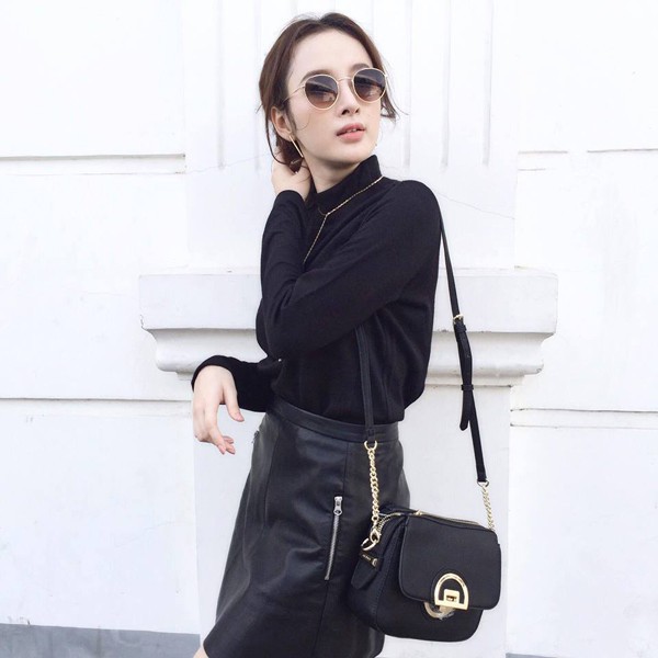 Những lần diện đồ all black của c&aacute;c người đẹp Việt - H&agrave;n: Từ thần th&aacute;i, nhan sắc đến mix đồ đều đẹp xuất sắc - Ảnh 11.