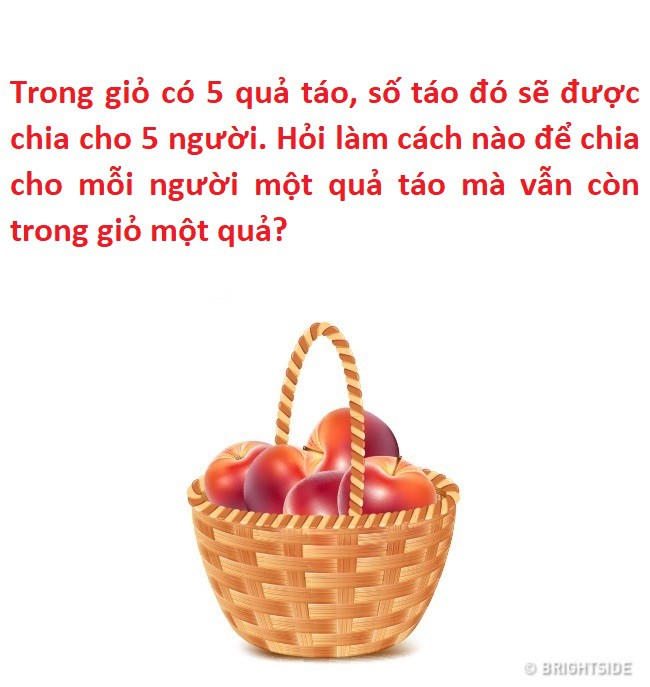 Nếu muốn tăng IQ, rèn luyện tư duy thì bạn ngại gì không giải ngay 10 câu đố này! - Ảnh 6.