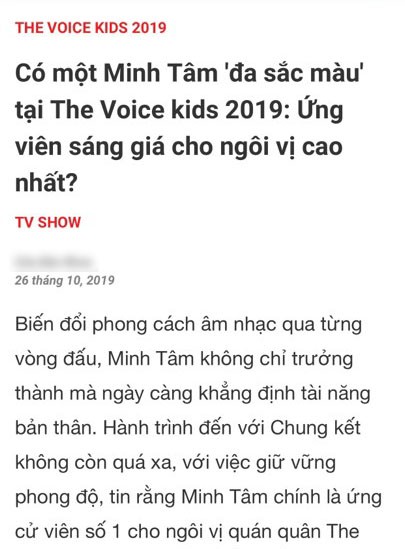 Xôn xao nghi vấn Giọng hát Việt nhí dàn xếp kết quả, Lưu Thiên Hương đăng Hành trình quán quân của Kiều Minh Tâm từ trước khi chung kết diễn ra? - Ảnh 5.