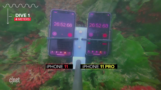 Thử khả năng chống nước của iPhone 11: Ngâm dưới đáy biển sâu 12m trong 30 phút vẫn sống nhăn răng? - Ảnh 2.