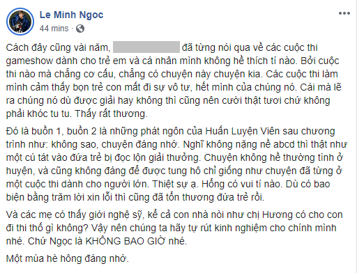 Xuân Lan, Lê Minh Ngọc bức xúc khi Lưu Thiên Hương chia sẻ sự cố đọc nhầm Quán quân là kỷ niệm đáng nhớ - Ảnh 5.