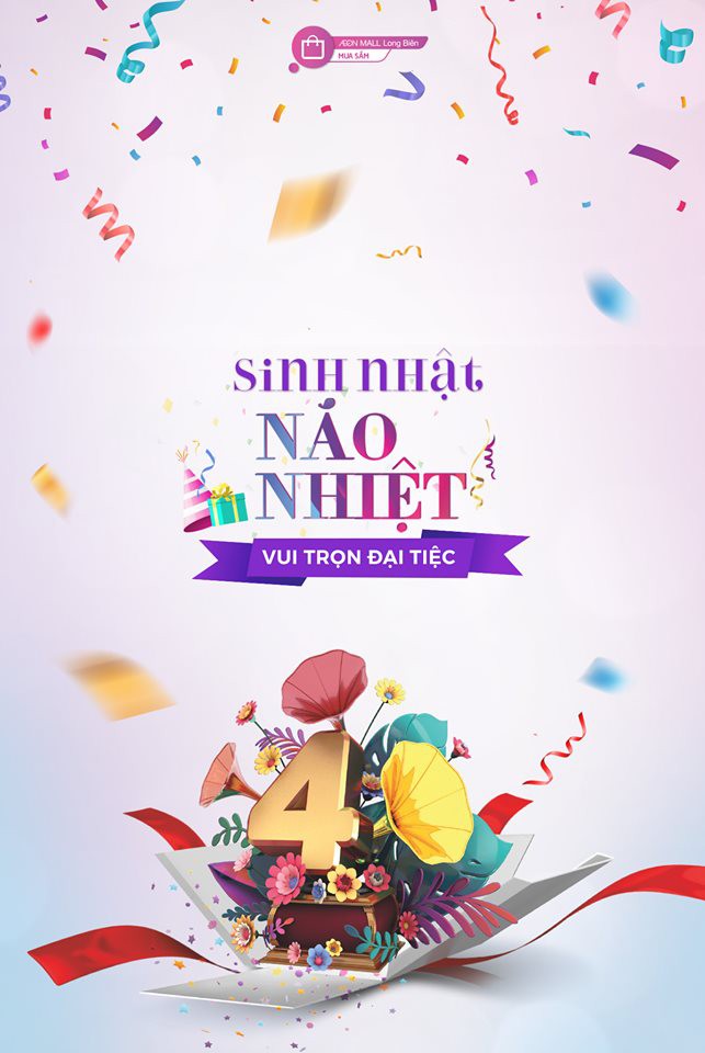 AEON Mall tung loạt hoạt động thú vị đón sinh nhật 4 tuổi - Ảnh 2.