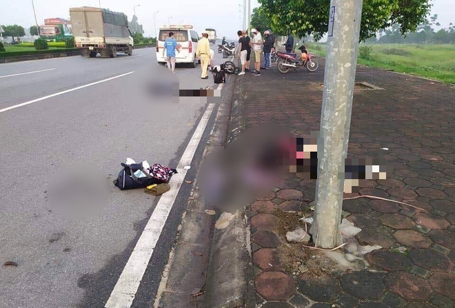 Nam Định: Tai nạn kinh hoàng lúc sáng sớm, 2 nam thanh niên thương vong - Ảnh 1.