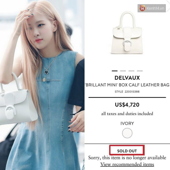 Đâu chỉ có Jennie và Lisa, cô nàng Rosé cũng có thành tích sold out đáng nể, diện món nào là món đó bán sạch trơn - Ảnh 7.